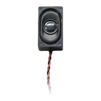 Digitrax DGTSP26158B 8 Ohm Rectangular Speaker, 26.5mm x 15.5mm x 9mm