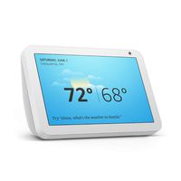 Echo Show 8 - HD 8" smart display with Alexa - Sandstone bundle with Lifx Smart Bulb 2-pack