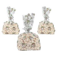 Fun Express - Snowman Print Cellophane Bags (12pc) for Christmas - Party Supplies - Bags - Cellophane Bags - Christmas - 12 Pieces