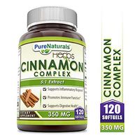Pure Naturals Cinnamon Complex 350 Mg, 120 Softgels- Supports Inflammatory Response -Promotes Immune Function -Supports Digestive Health