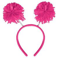 Amscan Pom Pom Headbopper, Party Accessory, Pink
