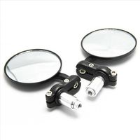 Universal Motorcycle CNC Folding Bar End Mirrors (Pack of 2)