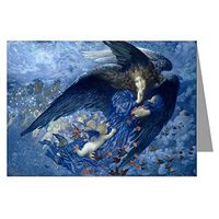 Twelve Vintage Notecards of Edward Robert Hughes Fairies Painting Night with Her Train of Stars c1912 in a Boxed Set