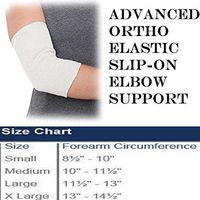 Advanced Orthopaedics 2317 Elastic Slip - On Elbow Support - Large