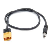 UY CHAN Original XT60 Male Bullet Connector to Male DC 5.5mm X 2.5mm DC5525 Power Cable for TS100 Soldering Iron Outdoor Field Repairing (XT60 to DC5525)