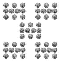 VideoPUP 50PCS 16MM Stainless Steel Tobacco Pipe Screen Ball,Combustion Durable Mesh Ball Filter Tobacco Pipes Accessories