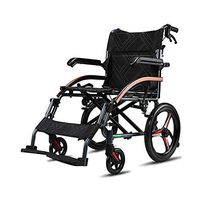 Xiao Jian Lightweight Folding Wheelchair - Elderly Portable Disabled Elderly Hand Push Wheelchair/Optional Wheelchair (Color : B)