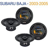 Compatible with Subaru Baja 2003-2005 Factory Speaker Replacement Harmony (2) R65 Package New