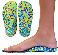Camo Comfort Childrens Insoles for Kids with Flat Feet Who Need Arch Support by KidsSole (Toddler Sizes 5-9)