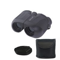 GRULLIN 10x25 Bird Watching Compact Binocular, Opera Hunting Concert Sport Travel high Power Weak Light Folding Telescope for Adult Kids