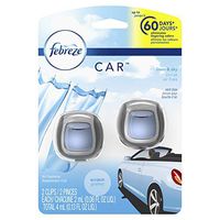 Febreze Car Air Freshener Linen & Sky (2 Count, 0.13 Oz)