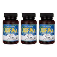 Swanson Ecomega Dha Fish Oil 100 Milligrams 60 Sgels (3 Pack)