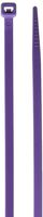 Morris 20619 Nylon Cable Tie with 50-Pound Tensile Strength, 8-Inch Length, Purple, 100-Pack