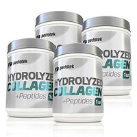 4 Pack Hydrolyzed Collagen Powder 1Pound Pasture Raised Cattle Non-GMO Grass-Fed Gluten-Free Certified Unflavored and Easy to Mix - Premium Beef Collagen Powder 16 onces
