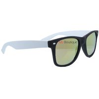 Black & White Sunglasses Yellow Tinted Lens POUCH IN4119