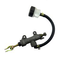 AHL Motorcycle Rear Hydraulic Brake Master Cylinder with Reservoir for Suzuki GSXR600 GSXR750 DRZ400 Kawasaki KLX250 Yamaha TTR250 RD400 Honda AX-1 XR250 ATC-250R Arctic Cat 400 4x4 FIS Hyosung GT250R