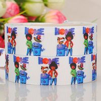 10 Yards7/8"22mm Sweet Home Boov pop cartoon Printed Gift Grosgrain Ribbon