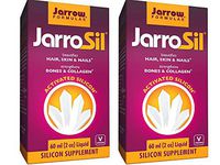 Jarrow Formulas JarroSil Liquid Silicon Supplement Strengthens Hair, Skin, Nails, Bones and Collagen (60 Milliliter / 2 Ounce) Pack of 2