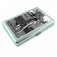 Hot Male Cowboys Model S11 Silver Cigarette Case Metal Wallet Id Holder 4" X 2.75" RFID Protection