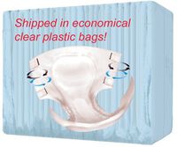 Attends Adult Briefs, Diaper Style, Economy, Size Large, Full case of 72 Briefs (216-4226)