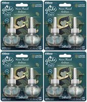 Glade Plugins Scented Oil Refills - Limited Edition - Warm Flannel Embrace - 2 Count Oils Per Package - Pack of 4 Packages