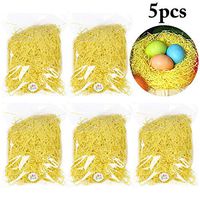 B bangcool 5 Packs Paper Shred Creative Gift Basket Filler for Easter Decor