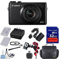 Canon PowerShot G7 X Mark II Digital Camera - Wi-Fi Enabled + 12pc Bundle - International Version