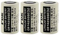 FDK CR14250SE 14250 1/2 AA 3V Lithium Hign Capacity 3 Batteries