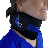 ComfyMed® Neck Brace CM-NB18 Cervical Neck Support Collar for Men and Women (LGE (15"-18"))
