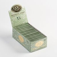 24 Pack Display Job Organic Hemp 1 ? Size Rolling Paper + 1 XL Beamer Doob Tube + Beamer Smoke Sticker