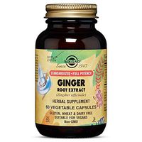 Solgar - Standardized Full Potency Ginger Root Extract, 60 Vegetable Capsules