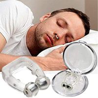 Anti snoring Device Silicone Magnetic Anti Snore Nose Clip Effective-Easy Stop Snoring Solution Professional Sleeping Aid Relieve Snore for Men Women (4 Pcs)