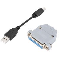 USB to Parallel Adapter, UC100 Adapter Converter with USB Cable for Mach3 for Win xp, Win7, Win8, Win10