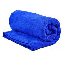 Andesan 4 pcs Microfiber Towel Cleaning Towel Super Absorbent Hair Towel(Blue)