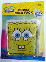 SpongeBob SquarePants Reusable Cold Pack Compress Smoothes Bumps and Bruises