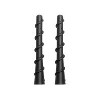 VOFONO 4 inch Spiral Short Antenna for 1989-2019 Harley Davidson Touring Electra Road Street Glide Trike Ultra Classic CVO