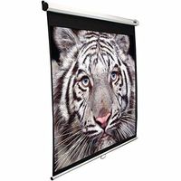 Elite Screens M100S 100" Manual Pull-Down B Series Projection Screen (1:1 Format; 71" X 71")