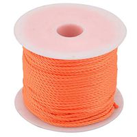 uxcell Nylon Household DIY Handcraft Chinese Knot Jewelry Making Cord String 39 Yards Orange