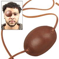 MedievalDepot Pirate Captain Leather Eye Patch Brown