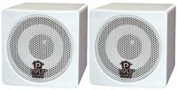 Pyle PCB3WT 3-Inch 100W Mini Cube Speaker (White)
