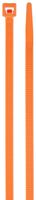 Standard Cable Tie, 50lbs Tensile Strength, 1-3/4" Bundle Diameter, 0.187" Width, 7.5" Length, Orange