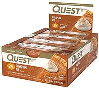 Quest Nutrition Protein Bar Pumpkin Pie. Low Carb Meal Replacement Bar with 20g Protein. High Fiber, Soy-Free, Gluten-Free (24 Count)