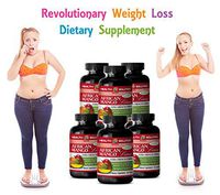 Effective African Mango Extract - African Mango Lean Extra Strength Formula 1200mg - Antioxidant Formula (6 Bottles 360 Capsules)