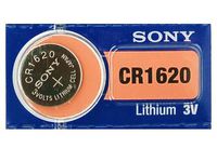 10 X Cr1620 Sony 3 Volt Lithium Coin Cell Battery (On Card)