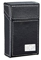 Personalized Visol Carnival Leather 100s Size Cigarette Pack Holder with Free Engraving