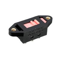 uxcell 5pcs AC 110V to 220V 6 Terminals DPDT 2 Position Vertical Voltage Selector Slide Switch