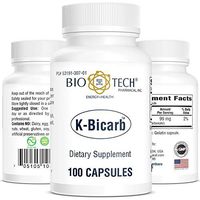 Bio-Tech Pharmacal Potassium Dietary Supplement (K-Bicarb, 100 Count)