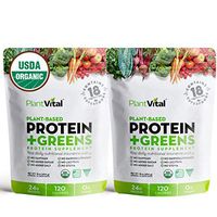 New! Plant Based Protein Powder w 18 Superfoods, Veggies & Probiotics: Kale, Beets, Spirulina & More. Vegan, All BCAA’s, Organic, Non-GMO, Gluten Free