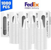 1000 Counts Ear Thermometer Probe Covers/Refill Caps/Lens Filters for All Braun ThermoScan Models and Other Types of Digital Thermometers Disposable Covers