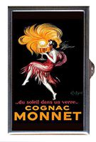 French Illustration Vintage Cognac Ad Decorative Pill Box